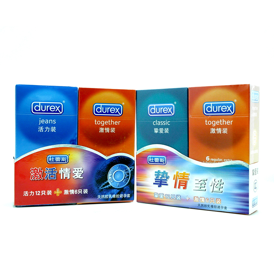 杜蕾斯活力12只 挚爱12只组合装避孕套